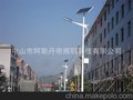 太阳能LED户外道路灯，高杆灯，双臂节能路灯