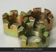 品牌 奇遠(yuǎn)供應(yīng)M6-M36碳鋼材質(zhì)開(kāi)槽螺母 品種齊全 精品促銷(xiāo)圖片