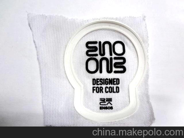 ENO ONE 硅膠壓布商標 服飾膠嘜 箱包膠嘜