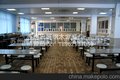 厂家直销不锈钢餐桌 食堂餐桌 快餐桌椅 八人位圆凳餐桌
