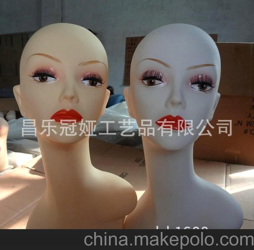 模特頭 兒童模特頭 PYED 假發(fā)頭模 款式齊全 廣州 義烏 青島圖片