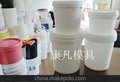 制造注塑塑料桶模具，20，25公斤油漆桶模具，包装桶模具价格