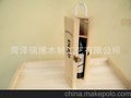 菏泽瑞博工艺品厂长期大量供应高档木制酒盒 红酒盒