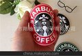 星巴克美人鱼logo杯垫 时尚隔热杯垫 圆形杯垫