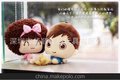 七夕情人節(jié)摩絲摩絲和男朋友仔仔毛絨玩具 可愛布娃娃情侶公仔