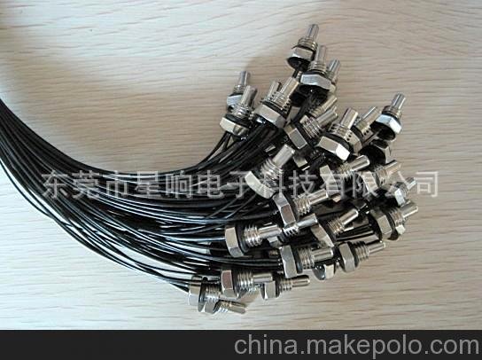 熱敏電阻廠家 供應(yīng)NTC，100K，3950（帶銅頭殼體）溫度傳感器圖片