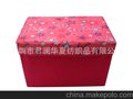 精品直销 供应红色印花圆桶三件套化妆包 欧美日航风格（图）