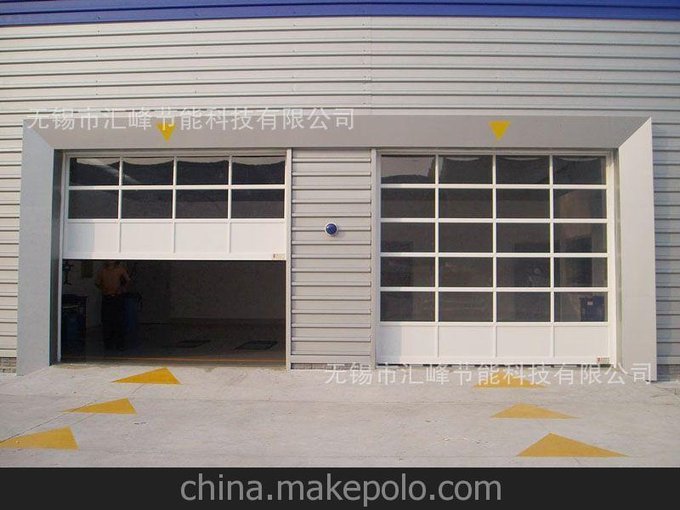聊城汽車4S店透視門，聊城鋁合金提升門，廠家直銷圖片