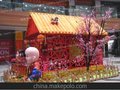 2014新年春节商场酒店新年装饰 中国红新年景观装饰 商场节日布置