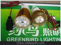 夜市摆摊电动车灯 24V 36V 48V 60V 80V led球泡灯 品字插带线