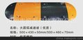 橡胶减速带厂家供应 优质大圆弧橡胶减速带 橡胶线槽减速带加工