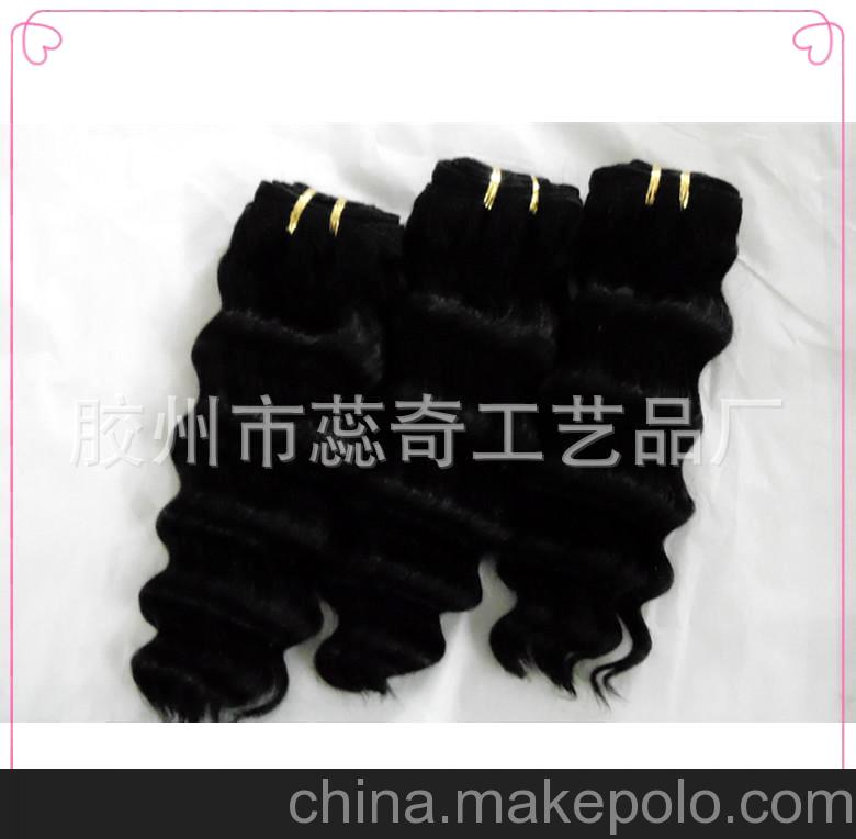 假發 中國順發 發簾 廠家直銷 不限起訂量 可以染色 deep wave
