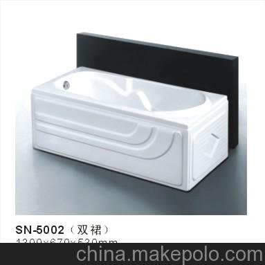 裙邊缸亞克力雙裙浴缸SN-5003圖片