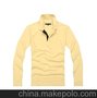 团体定做长袖polo衫 丝光棉polo衫 可印绣公司logo 蓝鱼服饰