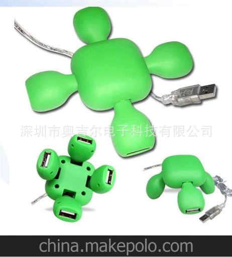 小板凳/小烏龜HUBS可折疊 USB HUB USB集線器分線器一分四圖片