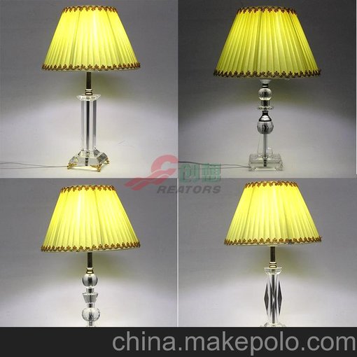 廠(chǎng)家批發(fā)K9水晶臺燈空心打孔柱子燈飾燈具配件古鎮中山采購點(diǎn)定制圖片