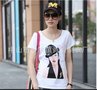 中山优质厂家订做女装t恤短袖 棉短袖t恤 v领短袖t恤 来图订做t