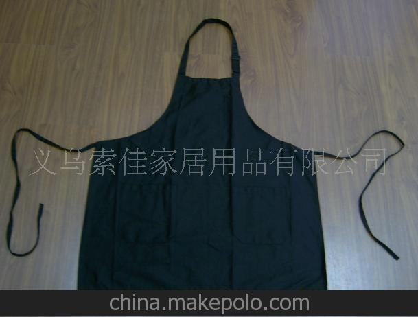 滌棉斜紋素色三防圍裙