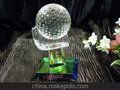 精美水晶地球 水晶时钟礼品