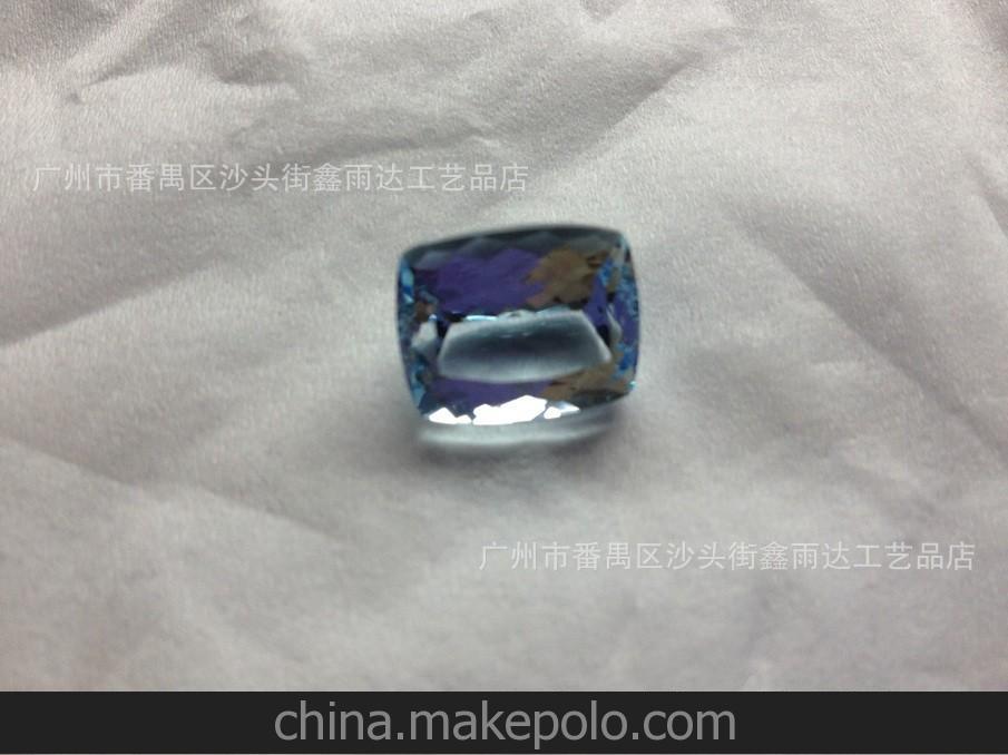 專業生產高品質3A天然寶石 天然枕形海藍寶石 天然水晶寶石批發