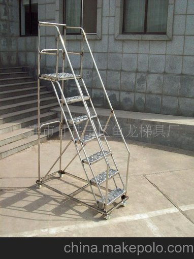 直銷魚龍?zhí)菥邚S直供鋁合金登高梯 移動(dòng)工作梯 魚龍?zhí)菥邎D片