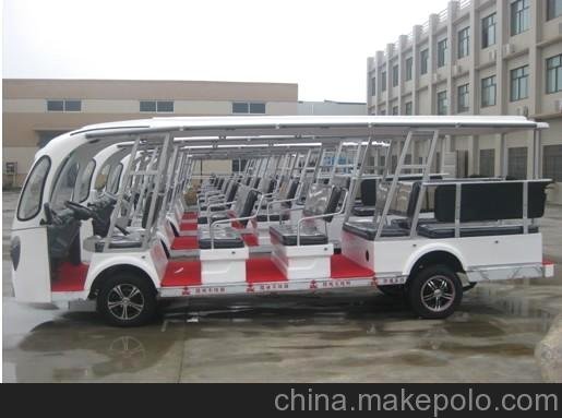 新款十一座游覽車(chē)加工 電動(dòng)旅游觀(guān)光車(chē)定制，新陽(yáng)美致新款圖片