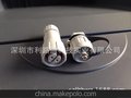 现货供应 M14*2芯灰色外欢防水航空接头 IP68防水连接器