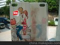 厂家直销苹果5代母女情深手机保护壳新iphone5彩绘手机壳批发