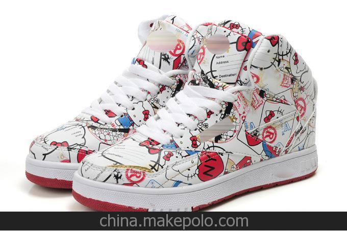 （陳慧琳同款）Hello Kitty 韓版潮流女鞋子 板鞋
