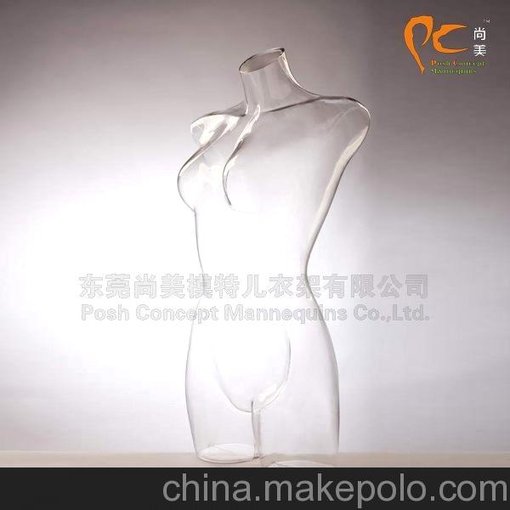 供應尚美DTFB-003現(xiàn)貨PC直腰女半身胸模內(nèi)衣模特圖片