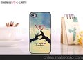 彩绘工艺 iphone4手机皮套 卡通彩绘手机保护套 保护壳 厂家直销