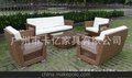 供应仿藤沙发 编藤家具 花园家具（KY-2103）