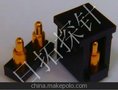 pogopin间距2.5MM连接器 探针 测试针 弹簧针 铜针 不锈钢针
