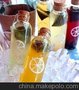 玻璃瓶 冷泡茶瓶 木塞冷泡茶 冰桔茶瓶木塞饮料瓶 350ml 不含木塞