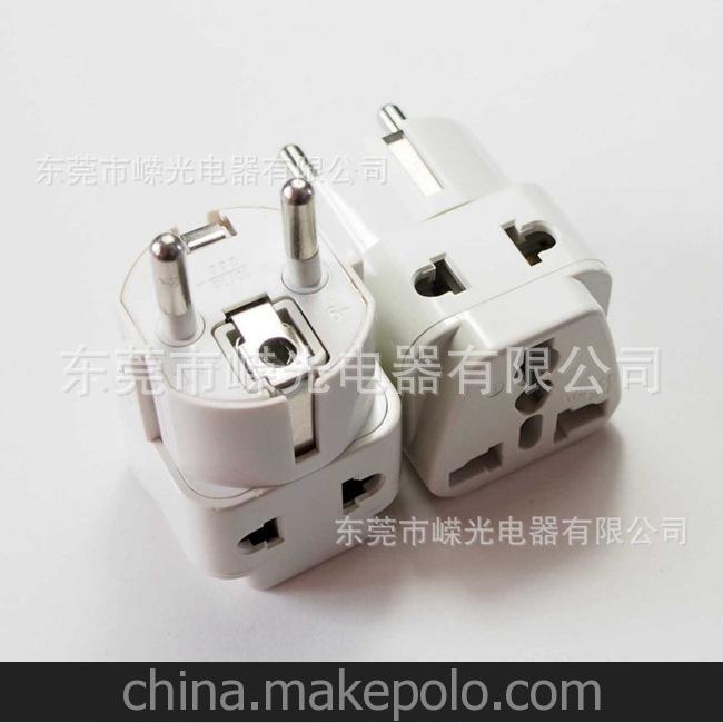 WDI-9-1 德國,法國,印度尼西亞,韓國轉換插頭 一出二插座 轉換器