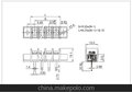 WJ35H-A栅栏式接线端子 PCB端子 PCB接线端子厂家提供环保