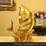 精品仿古树脂工艺摆件 富贵鲤鱼 送礼佳品 批发直销，玻璃钢雕塑