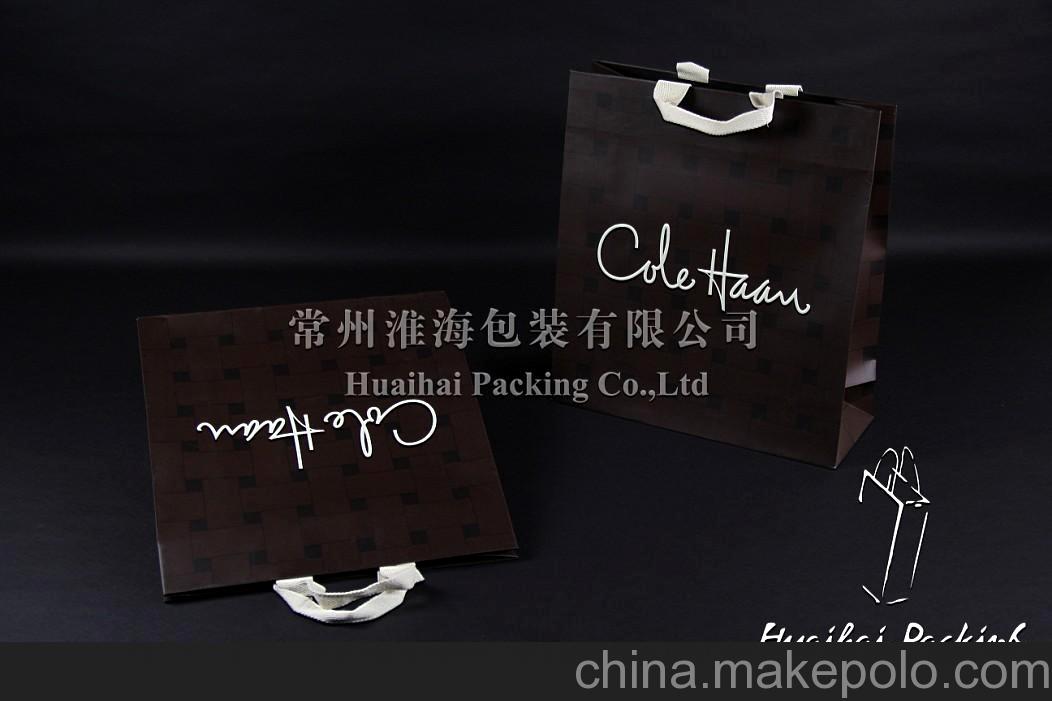 Cole Haan手提袋定做 服裝袋定做 上海紙袋廠家 杭州服裝手提袋