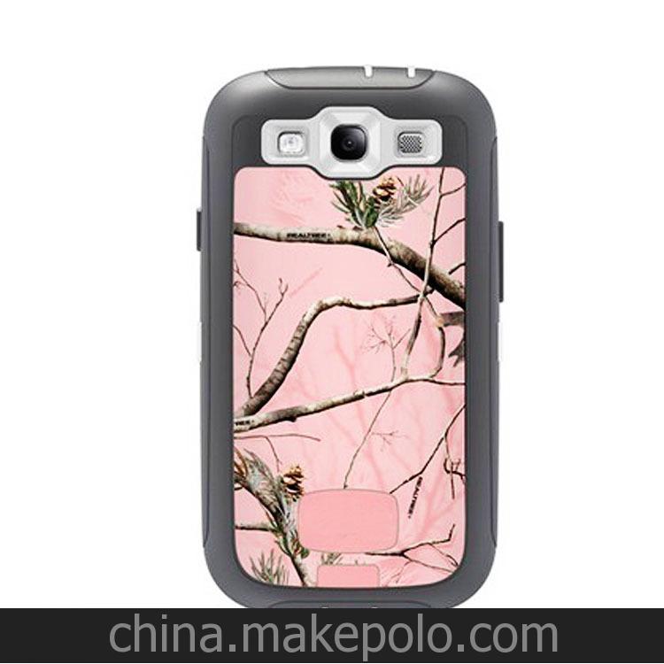 新款 otterbox三防保護套 三星9300迷彩手機套 樹紋殼手機保護套