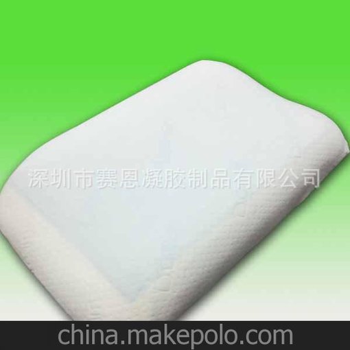 青少年學(xué)生護(hù)頸保健枕 慢回彈記憶棉高密度枕頭，健康枕 模塑海綿圖片