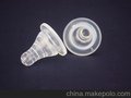 100%纯硅胶奶嘴 厂家直销液态硅胶奶嘴 标口短排气
