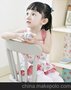 （厂家直销）外贸女童装 韩版 夏装新款花朵吊带裙
