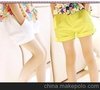 小辣椒同款2013夏女童装新款 翻边百搭 雪纺西装短裤 热裤