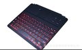 广东无线键盘厂家 IPAD超薄铝合金蓝牙键盘 航世HB015B 七彩背光