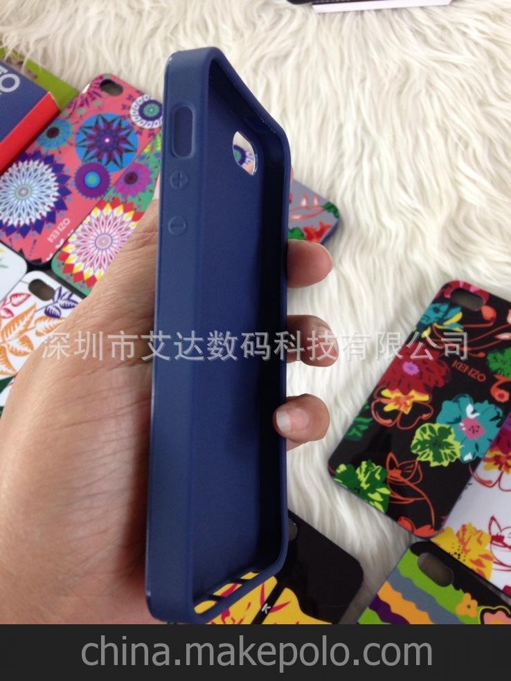 KENZO凡賽花朵iphone5S IMD/IML 手機套新潮流iphone4手機殼