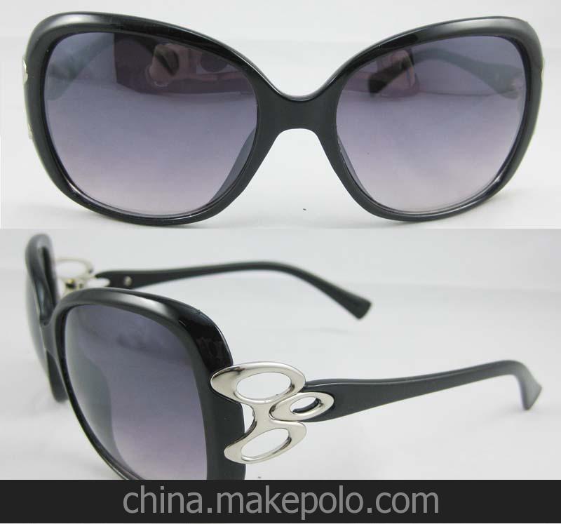 Fashion sunglasses 帶金屬飾片時裝款女士太陽眼鏡/女士墨鏡批發