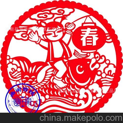專(zhuān)業(yè)生產(chǎn) PVC不干膠剪紙窗花 [YL-06] 帶膠鏤空 免費設計廣告圖片