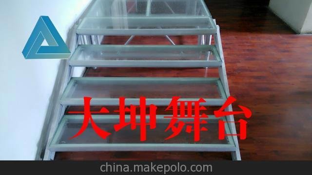 鋁合金玻璃舞臺梯子，調(diào)節(jié)舞臺，演出高檔舞臺，拼裝舞臺，T臺圖片