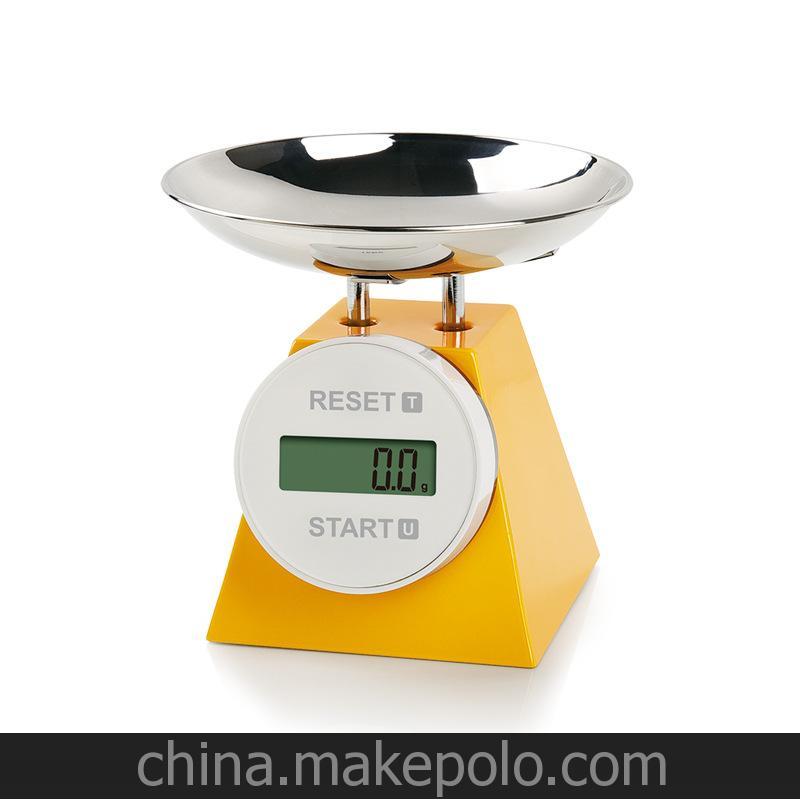 YESHM永衡 电子厨房秤 复古 红外线 出口 精准 倒计时 天秤 送礼