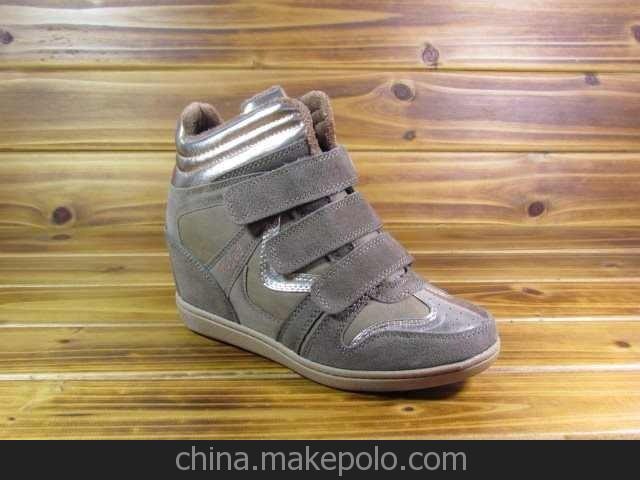 批发外贸原单SKECHERS斯凯奇内增高女靴真皮女靴加毛保暖雪地靴
